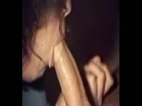 Real mother sucks son's long cock